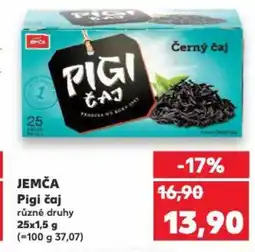 Kaufland JEMČA Pigi čaj nabídka
