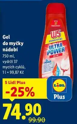 Lidl Gel do myčky nádobí, 750 ml nabídka