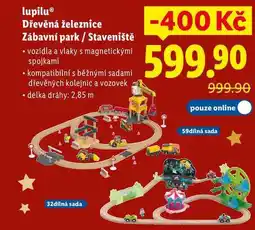 Lidl lupilu Dřevěná železnice Zábavní park/Staveniště nabídka