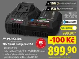 Lidl 20V Smart nabíječka 12 A nabídka