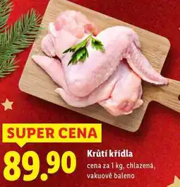 Lidl Krůtí křídla, cena za 1 kg nabídka