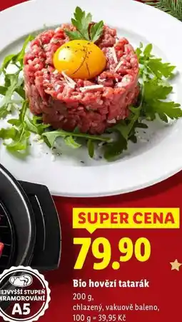 Lidl Bio hovězí tatarák, 200 g nabídka