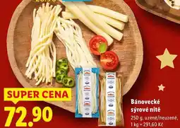 Lidl Bánovecké sýrové nitě, 250 g nabídka