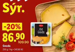 Lidl Gouda, 250 g nabídka