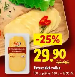 Lidl Tatranská rolka, 150 g nabídka
