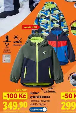 Lidl lupilu Lyžařská bunda nabídka