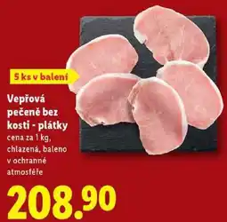 Lidl Vepřová pečeně bez kosti - plátky, cena za 1 kg nabídka