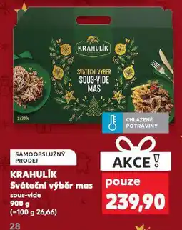 Kaufland Krahulík sváteční výběr mas nabídka