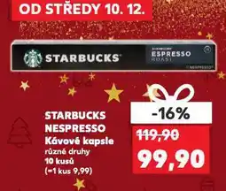 Kaufland Starbucks kávové kapsle nabídka