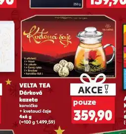 Kaufland Velta tea dárková kazeta nabídka