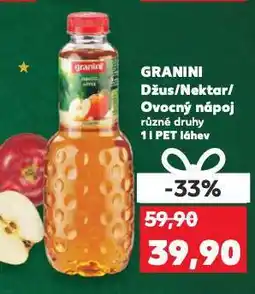 Kaufland Granini ovocný nápoj nabídka