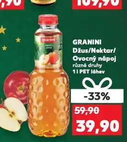 Kaufland Granini nektar nabídka