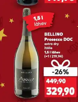 Kaufland Bellino prosecco doc nabídka