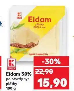 Kaufland Eidam 30% nabídka