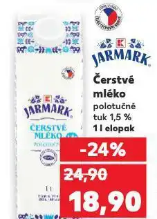 Kaufland Čerstvé mléko nabídka
