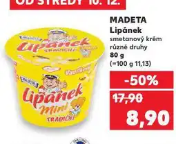 Kaufland Madeta lipánek nabídka
