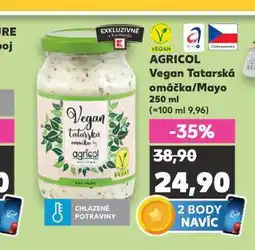 Kaufland Agricol vegan tatarská omáčka nabídka