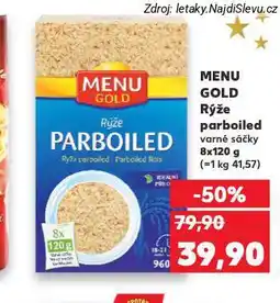 Kaufland Menu gold rýže nabídka