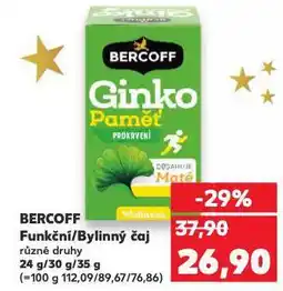 Kaufland Bercoff bylinný čaj nabídka