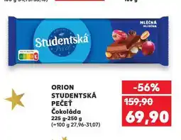 Kaufland Orion studentská pečeť nabídka