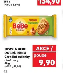 Kaufland Opavia bebe dobré ráno nabídka