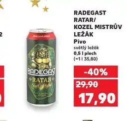 Kaufland Pivo velkopopovický kozel nabídka
