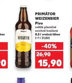 Kaufland Pivo primátor nabídka