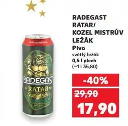 Kaufland Pivo radegast nabídka