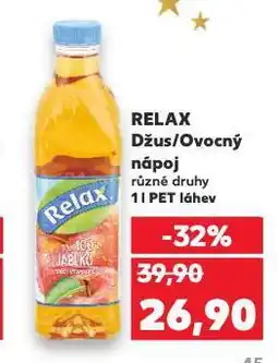 Kaufland Relax ovocný nápoj nabídka