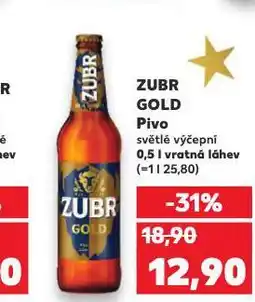 Kaufland Pivo zubr nabídka