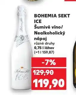 Kaufland Bohemia sekt ice šumivé víno nabídka