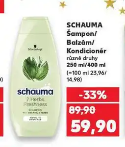 Kaufland Schauma šampon nabídka
