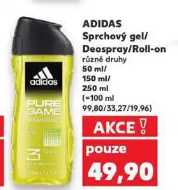 Kaufland Adidas deospray nabídka