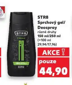 Kaufland Str8 sprchový gel nabídka