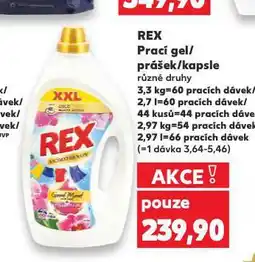 Kaufland Rex prací prášek nabídka