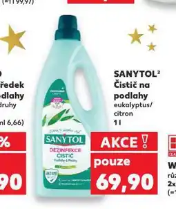 Kaufland Sanytol čistič na podlahy nabídka