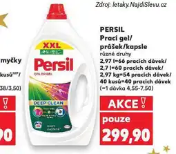 Kaufland Persil prací kapsle nabídka