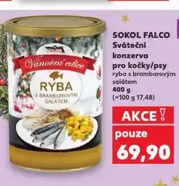 Kaufland Sokol falco sváteční konzerva pro psy nabídka