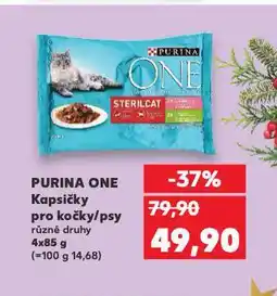 Kaufland Purina one kapsičky pro kočky nabídka