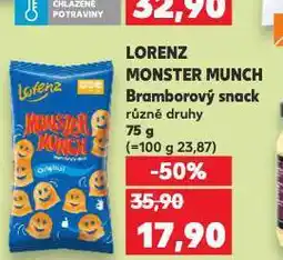 Kaufland Lorenz monster munch nabídka