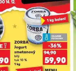 Kaufland Zorba smetanový jogurt nabídka