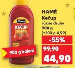 Kaufland Hamé kečup nabídka