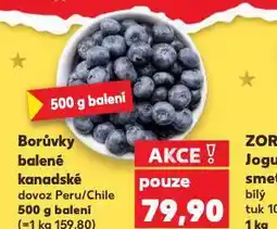 Kaufland Borůvky balené kanadské nabídka