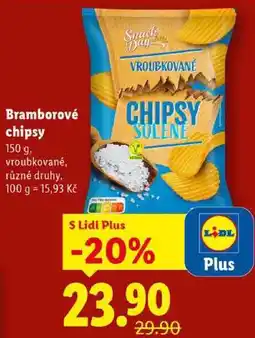 Lidl Bramborové chipsy, 150 g nabídka