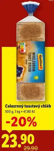 Lidl Celozrnný toastový chléb, 500 g nabídka