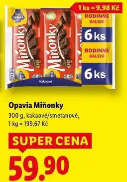 Lidl Opavia Miňonky, 300 g nabídka