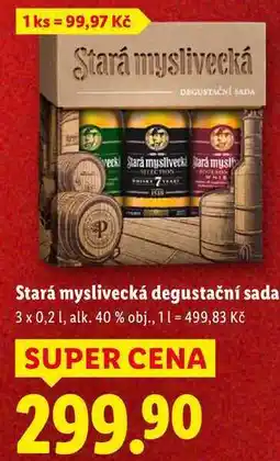 Lidl Stará myslivecká degustační sada, 3x 0,2 l nabídka