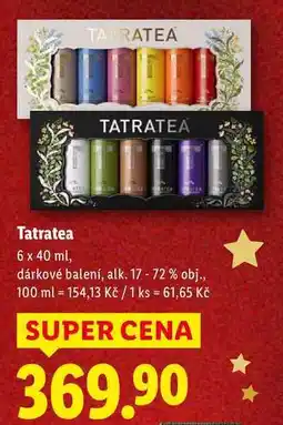 Lidl Tatratea, 6x 40 ml nabídka