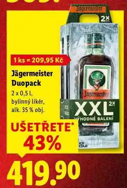Lidl Jägermeister Duopack, 2x 0,5 l nabídka