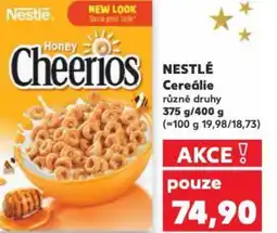 Kaufland NESTLÉ Cereálie nabídka